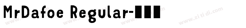 MrDafoe Regular字体转换